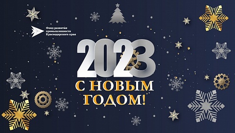 Поздравление директора Фонда развития промышленности Краснодарского края Дмитрия Цаплева с Новым годом.
